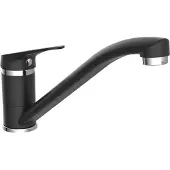 Eisl Wasserhahn Küche SPEED Spültischarmatur Schwarz matt Chrom Schwenkbar NI182SCR-B