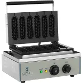 Royal Catering B-Ware Waffeleisen - 1.550 Watt - Stiel - Corn Dog RCWM-1500-S