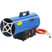 MSW Gasheizer - 30000 W - 310 m² - manuelle Zündung