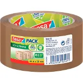 TESA Klebeband Paketklebeband tesapack Eco & Strong,, 6 Rollen, braun