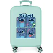 Disney Unisex. 4041142 Stitch Moods 55 cm türkis Kabine Kabinengepäck (OSFA), Lässig, ABS/Polykarbonat