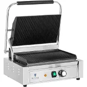 Royal Catering Kontaktgrill - 2.200 W - geriffelt