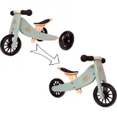 Kinderfeets 2-in-1 Laufrad & Dreirad aus Holz Tiny Tot - Sage