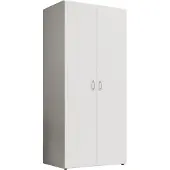 Pol-Power Kleiderschrank Base | 80 x 52 x 177 cm | Weiß