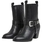 Pepe Jeans für Damen. PLS50490 Luna Rock Lederstiefel schwarz (39), 5 bis 8 cm, Lässig
