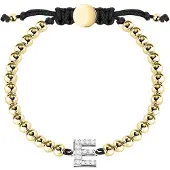 La Petite Story Boules Letter E Armband