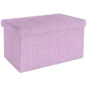 Intirilife Sitzbank 49x30x30 cm LOTUS ROSA