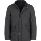 Barbour Powell Steppjacke, Schwarz L