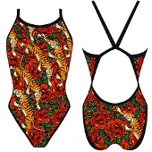Turbo Tiger Roses Revolution Badeanzug