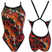 Turbo Tiger Roses Revolution Badeanzug