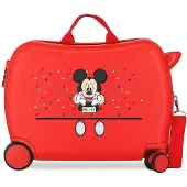 Disney Unisex für Kinder. 2429821 Mickey ItÂ's a Mickey Thing Kinderkoffer Rot -38x50x20cm (OSFA), Lässig, Synthetisch, ABS/Polykarbona