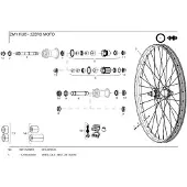 Sram Hintere Lagerachse ZM1