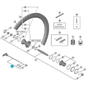 Shimano Nabenachse komplett WH-R9200-C50-TU-R