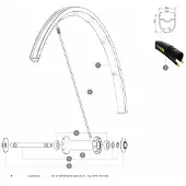 Mavic Qrm Gabelstützen 2 Einheiten