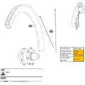 Mavic Cosmic Sl45 Ebm X20 Speichen 14 Einheiten