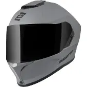 Bogotto Phantom Schwarz Grau Fiberglass Integralhelm Größe S