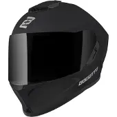 Bogotto Phantom Matt Schwarz Fiberglass Integralhelm Größe XL