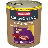 Animonda GranCarno Sparpaket Adult Single Protein Supreme 24 x 800 g - Lamm Pur