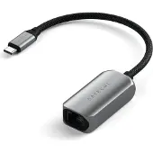 Satechi ST-AE25M, USB Typ-C, RJ-45, Männlich, RJ-45, Silber, Laptop