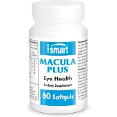 SuperSmart Macula Plus Dietary Supplement - 60 softgels