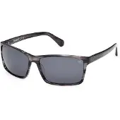 Timberland Tb00032 Polarisierte Sonnenbrille Schwarz Mann Schwarz One Size