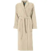 Seahorse Bademantel Pure Denim Light Sand-XXL