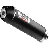 MIVV Oval Honda Cbf 600 2004-10 H.026.l3c Homologierter Slip On Schalldämpfer