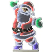 Lumineo Infinity Lichter Weihnachtsmann h60cm