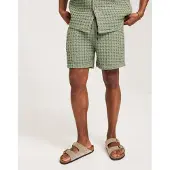 OAS Kurze Hose Porto Waffle Shorts Herren Dusty Green-S