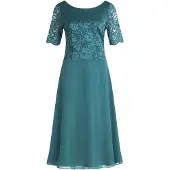 Vera Mont Cocktailkleid "Damen mit Spitze" Ohne Tasche Spitze