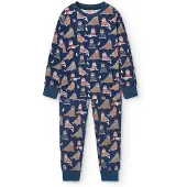 Boboli Interlock Langarm-pyjama