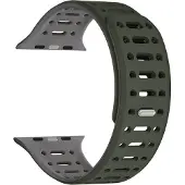 Cover-Discount Apple Watch 44/45/46/49mm - Silikon Sportarmband zweifarbig