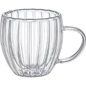 Salt & pepper Espressotasse Kyoto Transparent 90 ml (2er Set)