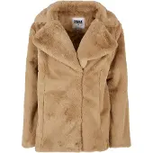 Urban Classics Ladies - LAPEL TEDDY Oversized Jacke - S