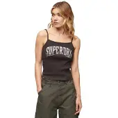 Superdry Retro Rocker Graphic Rib ärmelloses T-shirt