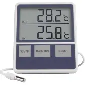 Conrad Kabelgebundenes Thermometer Weiß 1015