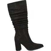 La strada Langschaftstiefel Schwarz