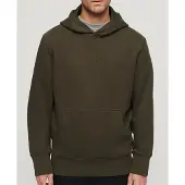 Superdry für Herren. M2013518A Sweatshirt mit Micrologo-Druck grün (XL), Lässig, Baumwolle, Langarm