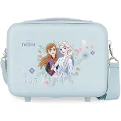 Disney für Damen. 2813921 Frozen Own Your Destiny Kulturbeutel Hellblau -29x21x15cm (OSFA), Lässig, ABS/Polykarbonat, Marine