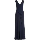 Vera Mont Abendkleid mit V-Ausschnitt in Night Sky | Gr.: 46