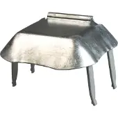 Magni Alberts 410445 Auflaufstütze zum Einbetonieren feuerverzinkt 130 x 130 mm