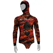 Epsealon Red Fusion Jacket 7 Mm Red / Black XS