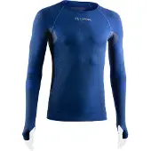 Lurbel Cristallo Blaues Langarm-T-Shirt, Größe XL