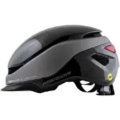 Merida Helm Mitro UE-1 M / 52-58 cm schwarz/grau - sicherer Urban-Helm mit MI...