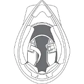 AGV Ax9 Crown Innenpolsterung