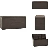 vidaXL Gartenbox Braun 116x44x55 cm - Gartenboxen