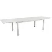 Brafab Lomma Ausziehtisch Aluminium 194-312x100x73 cm