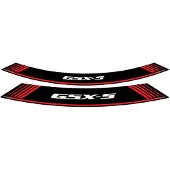 Puig 9442R Rim Strips Specials passend fuer SUZUKI GSX-S1000 Rot