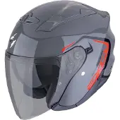 Scorpion EXO-230 CIT-E Grau Rot Jethelm Größe M