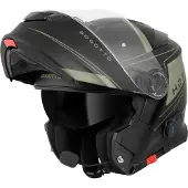 Bogotto H271 Taog Bluetooth Helm Schwarz Grün Größe XL